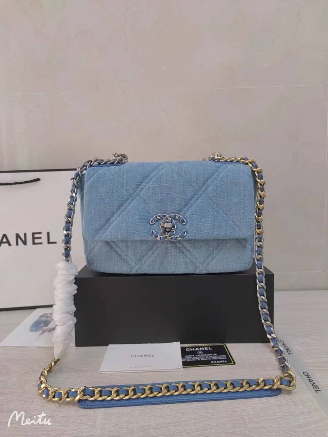 Chanel bag denim