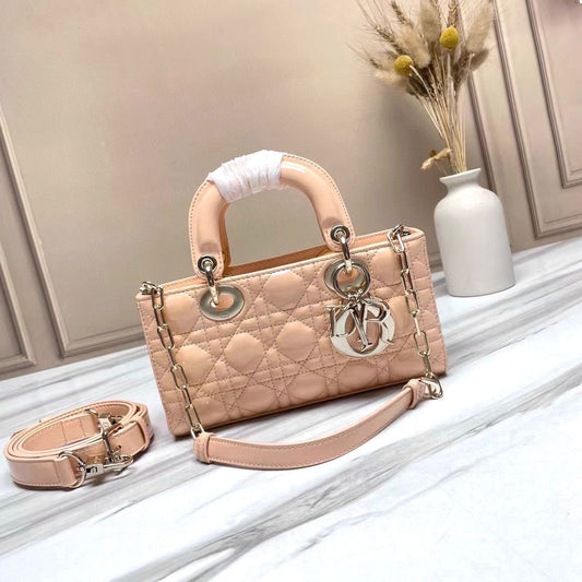 Lady d joy dior bag - peach color