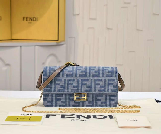 Fendi bag - blue denim