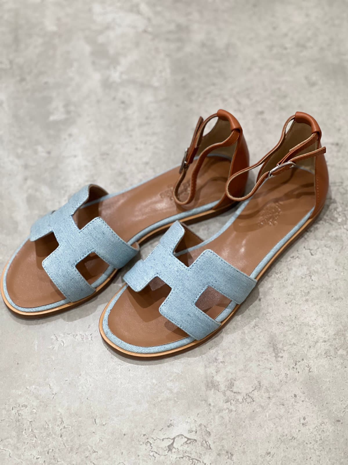 Hermes sandals.