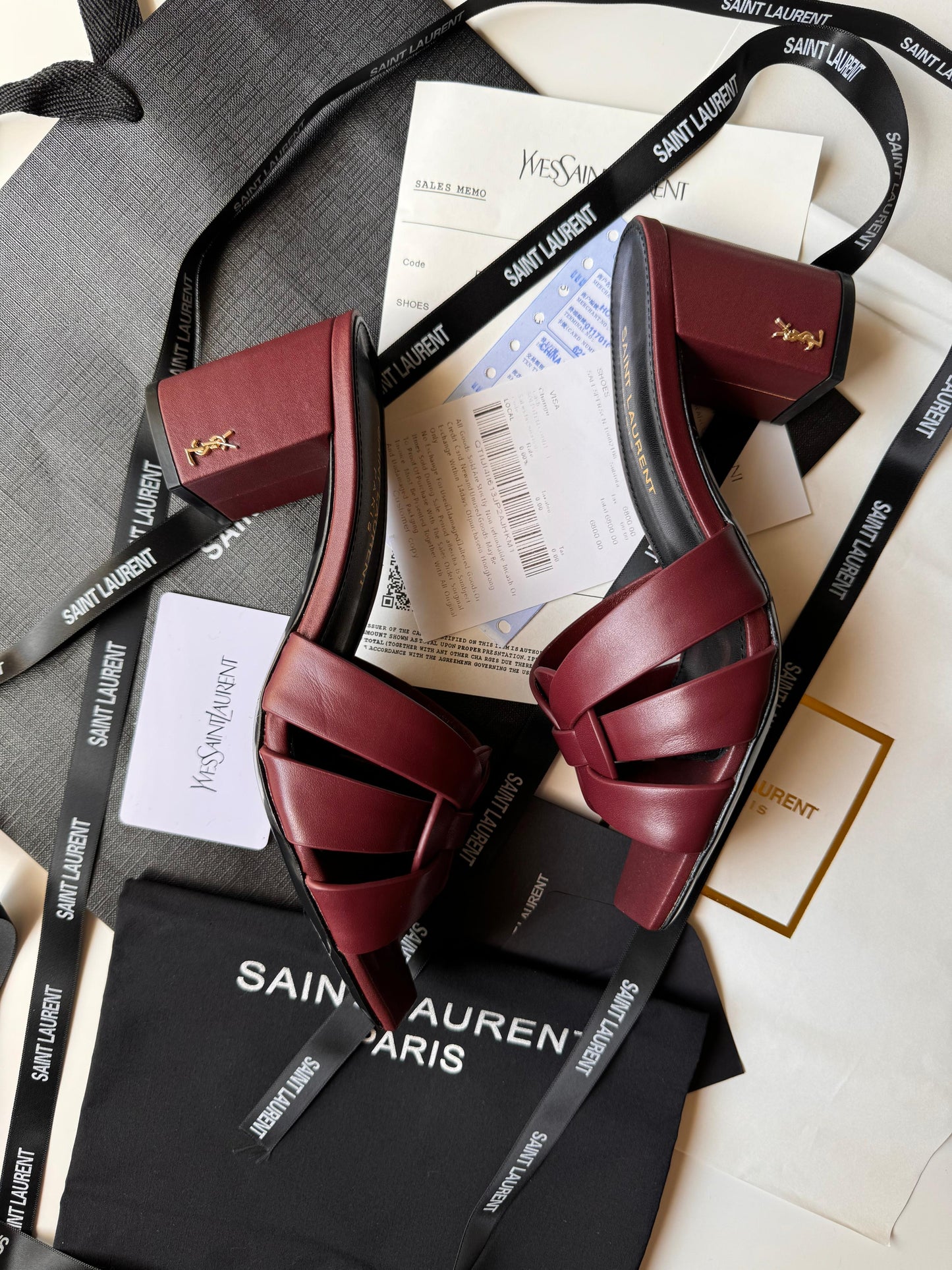 Ysl sandals heels