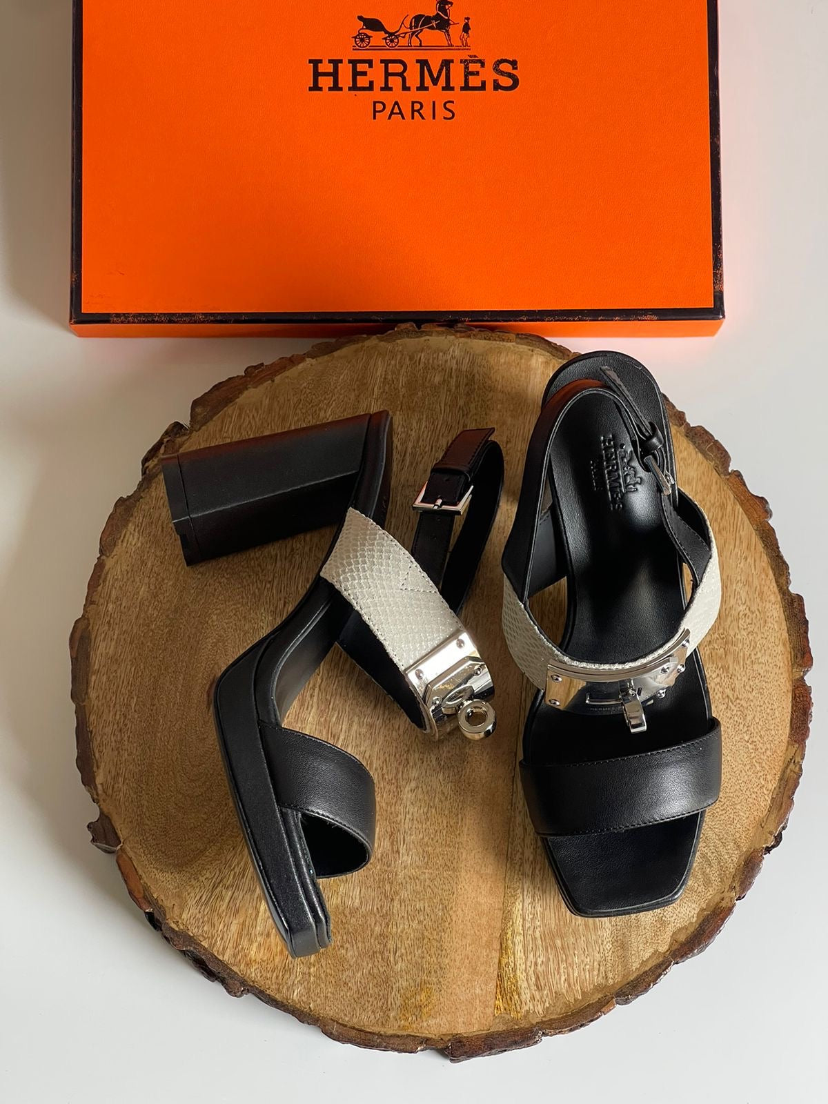 Hermes sandals heels