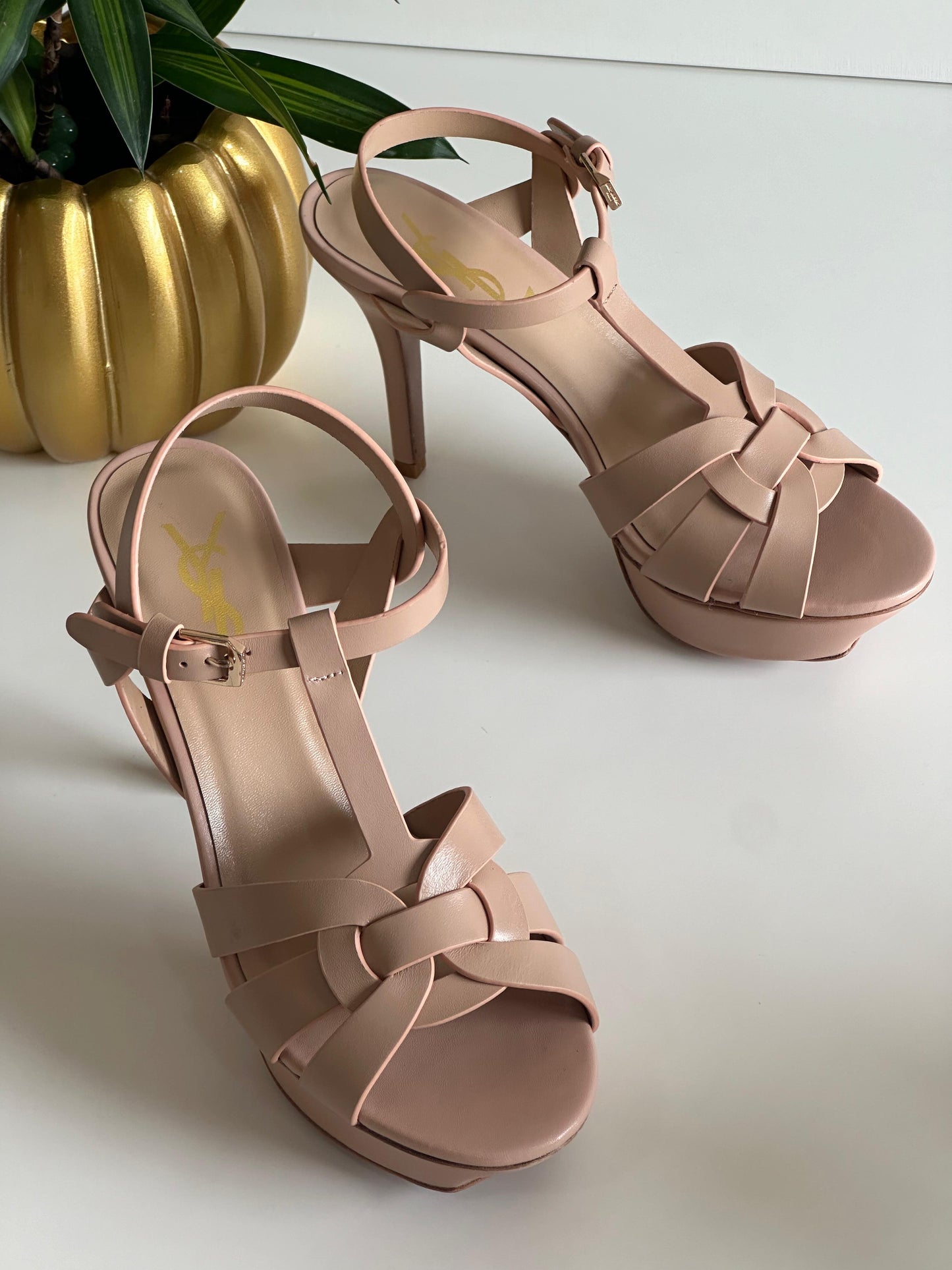 Ysl sandals heels