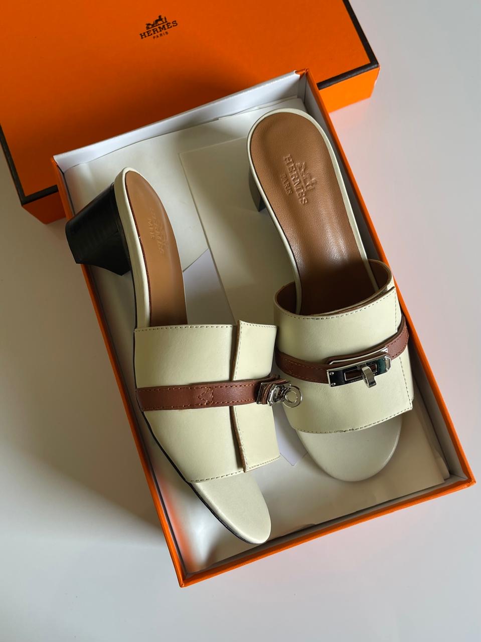 Hermes sandals heels