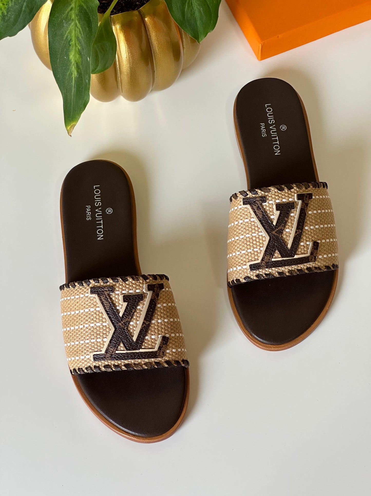 Lv slippers and sandals