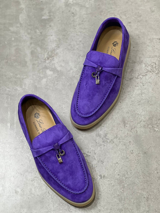 Loro piana loafers - purple