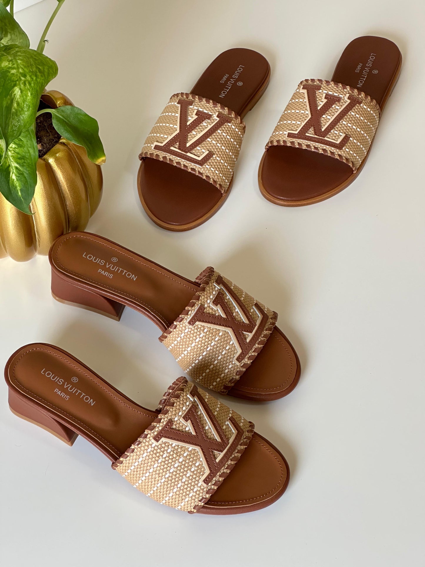 Lv slippers and sandals