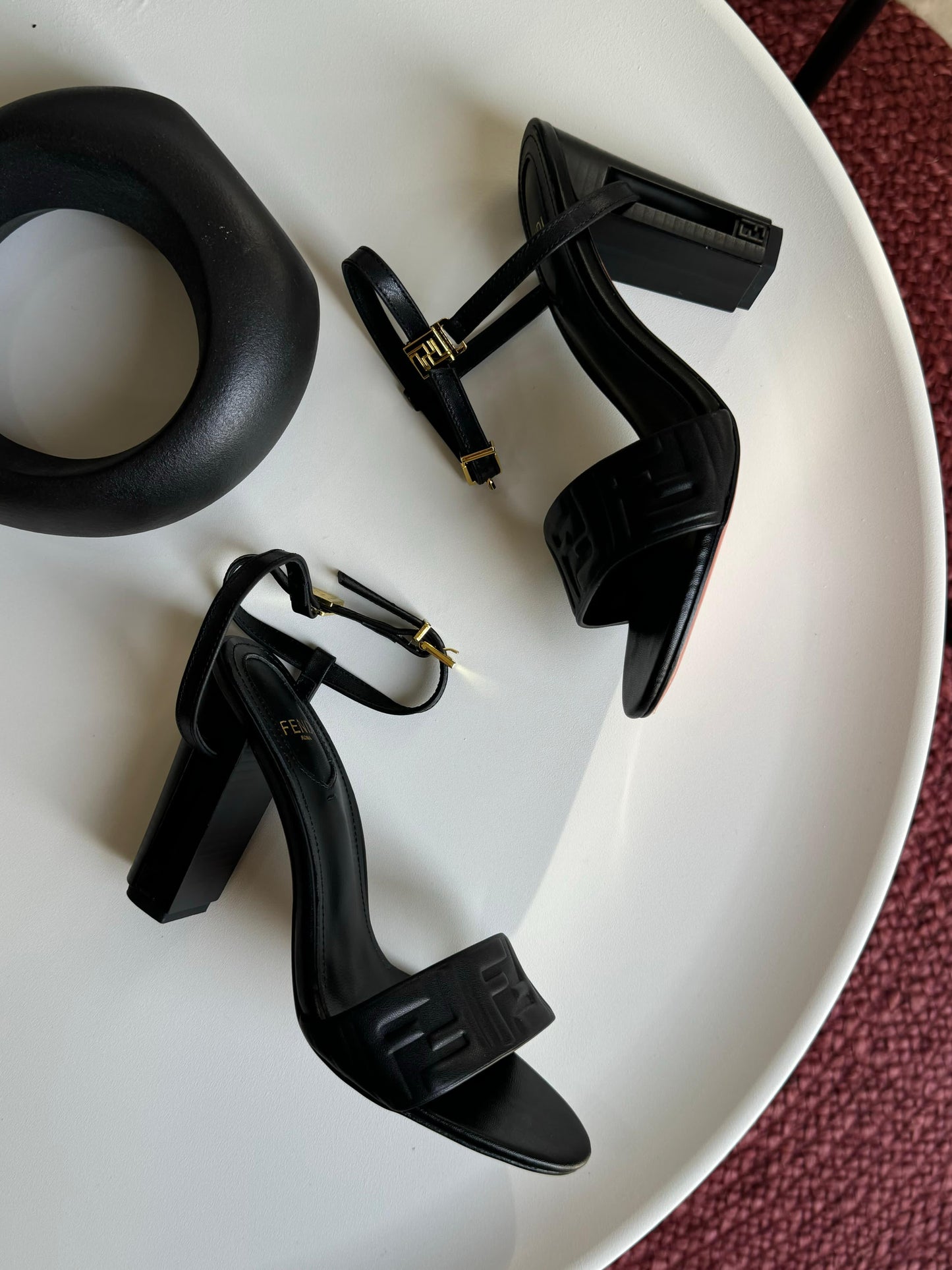 Fendi sandals heels