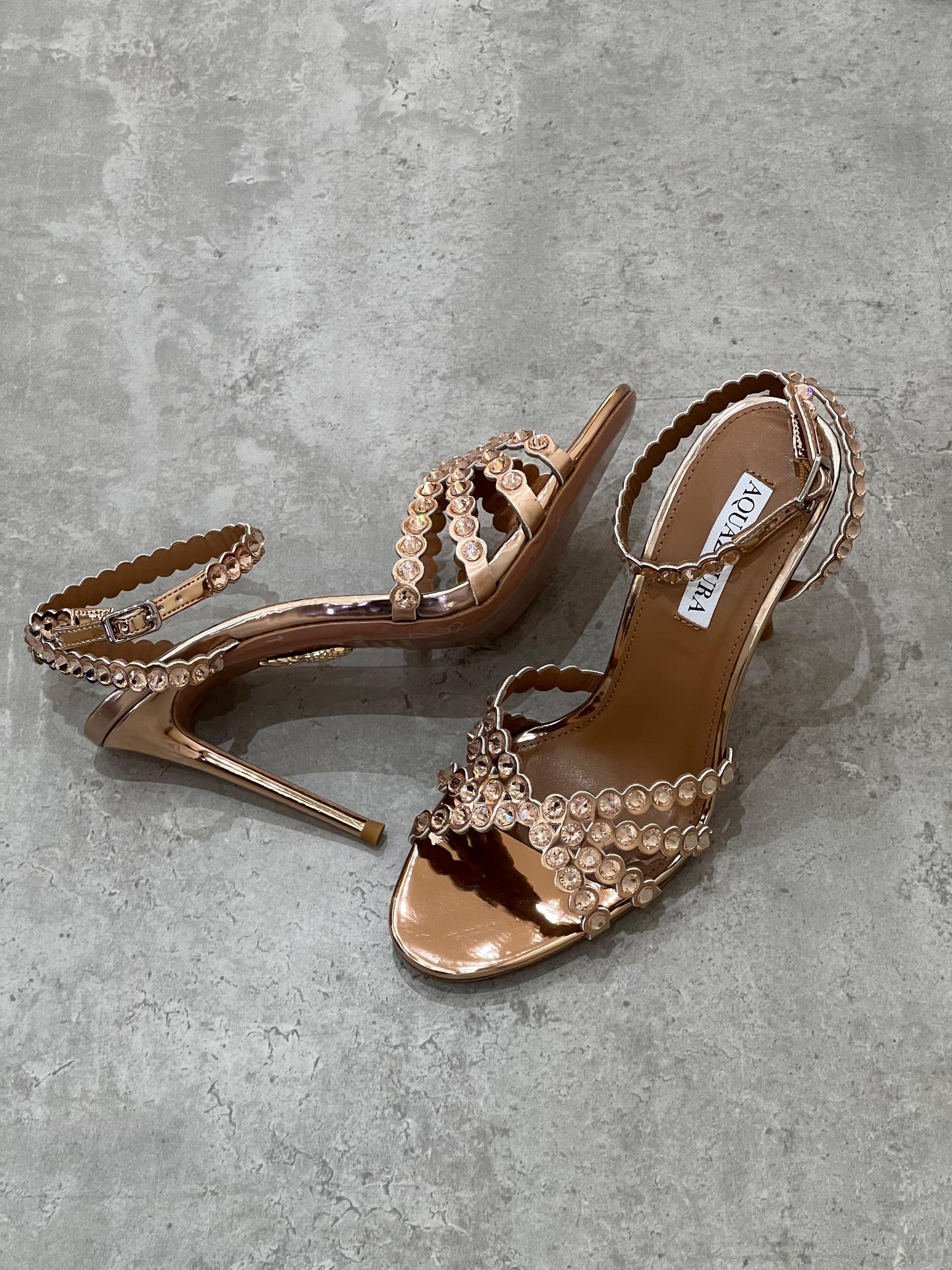 Aquazurra sandals heels