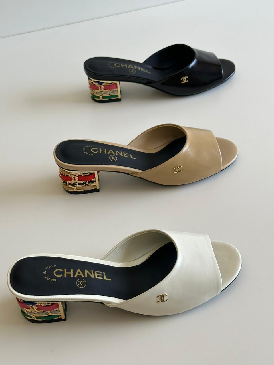 Chanel sandals heels