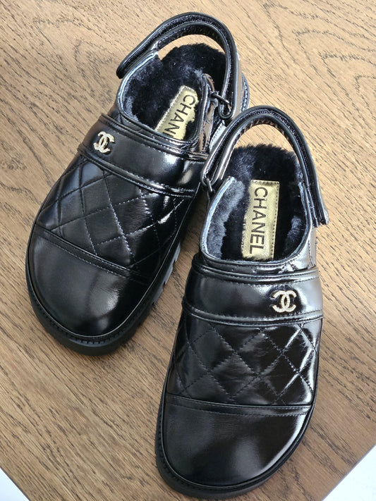 Chanel sandals.