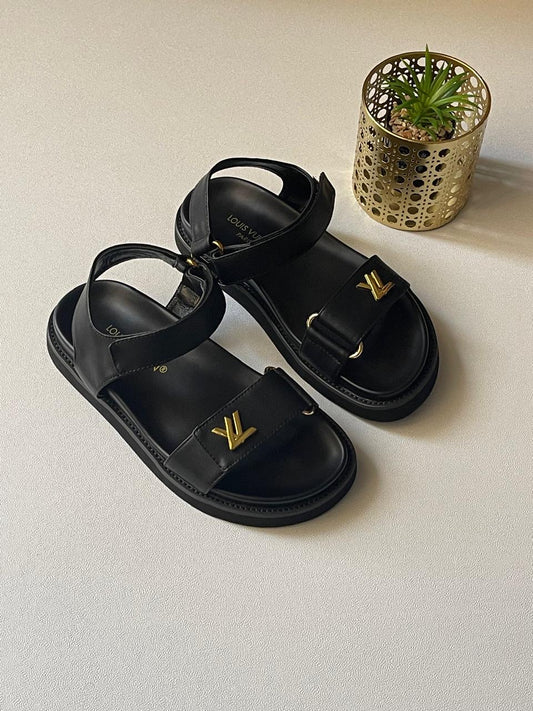 Lv sandals.