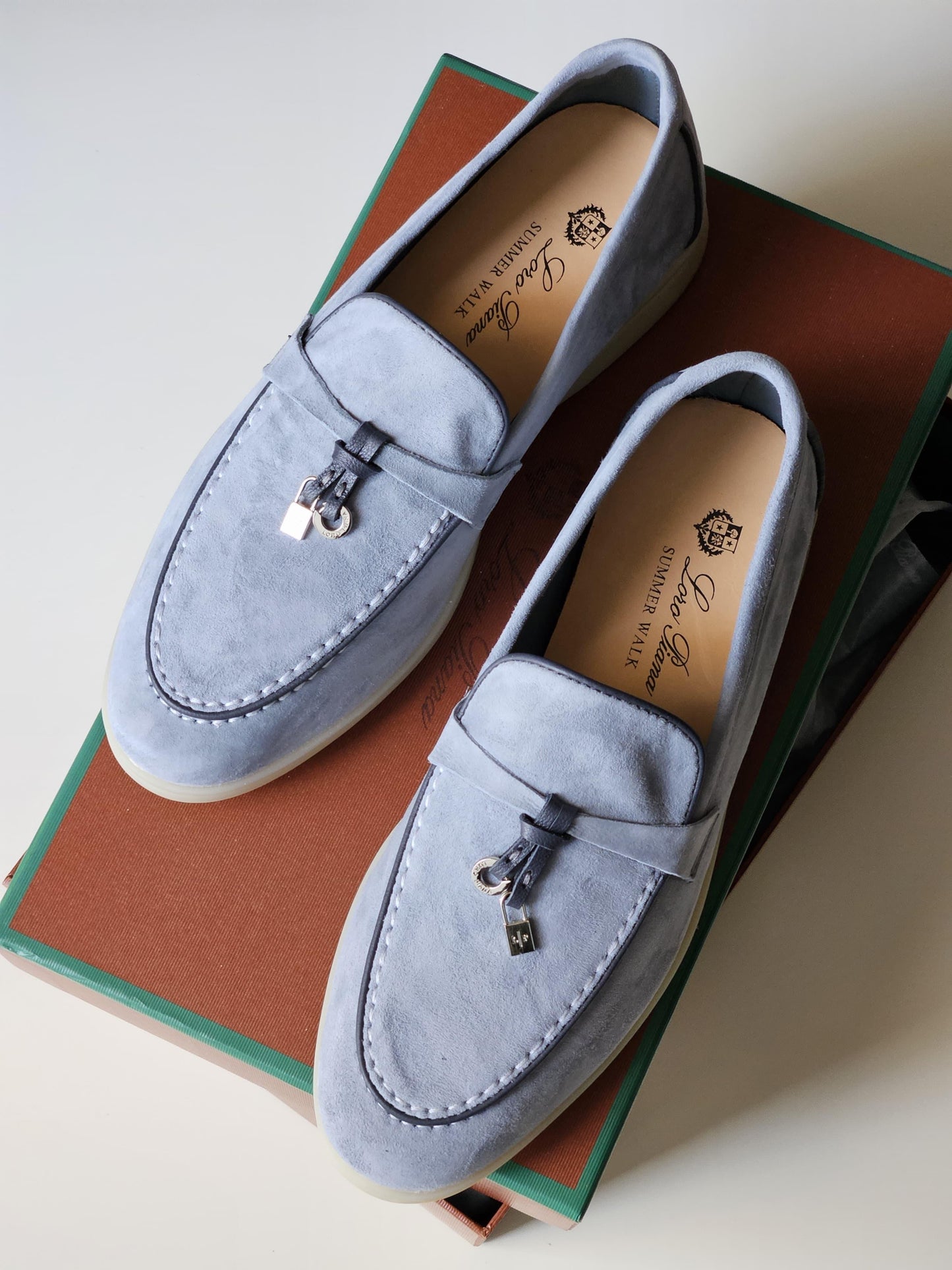 Loro piana loafers blue