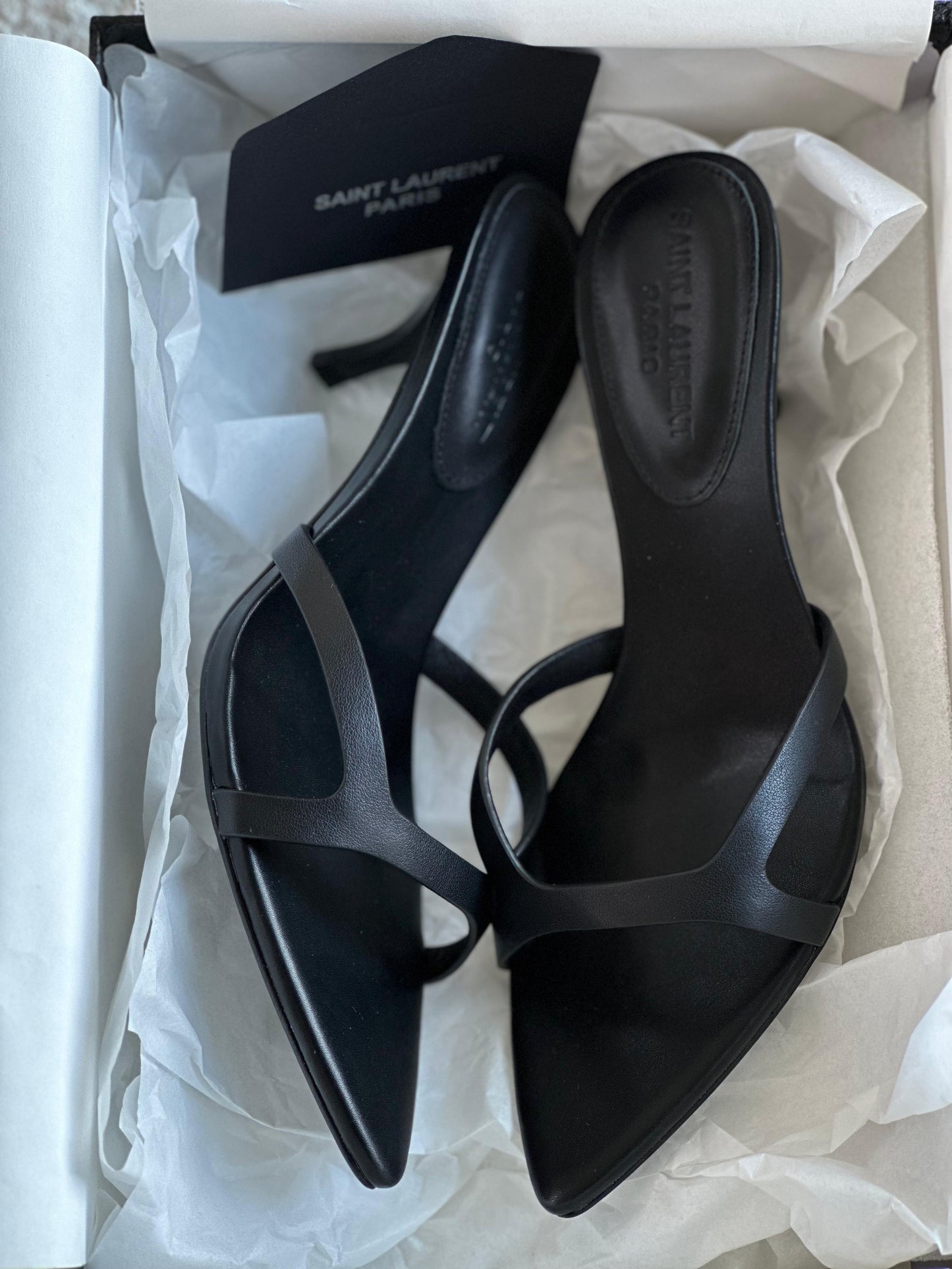 Ysl sandals heels