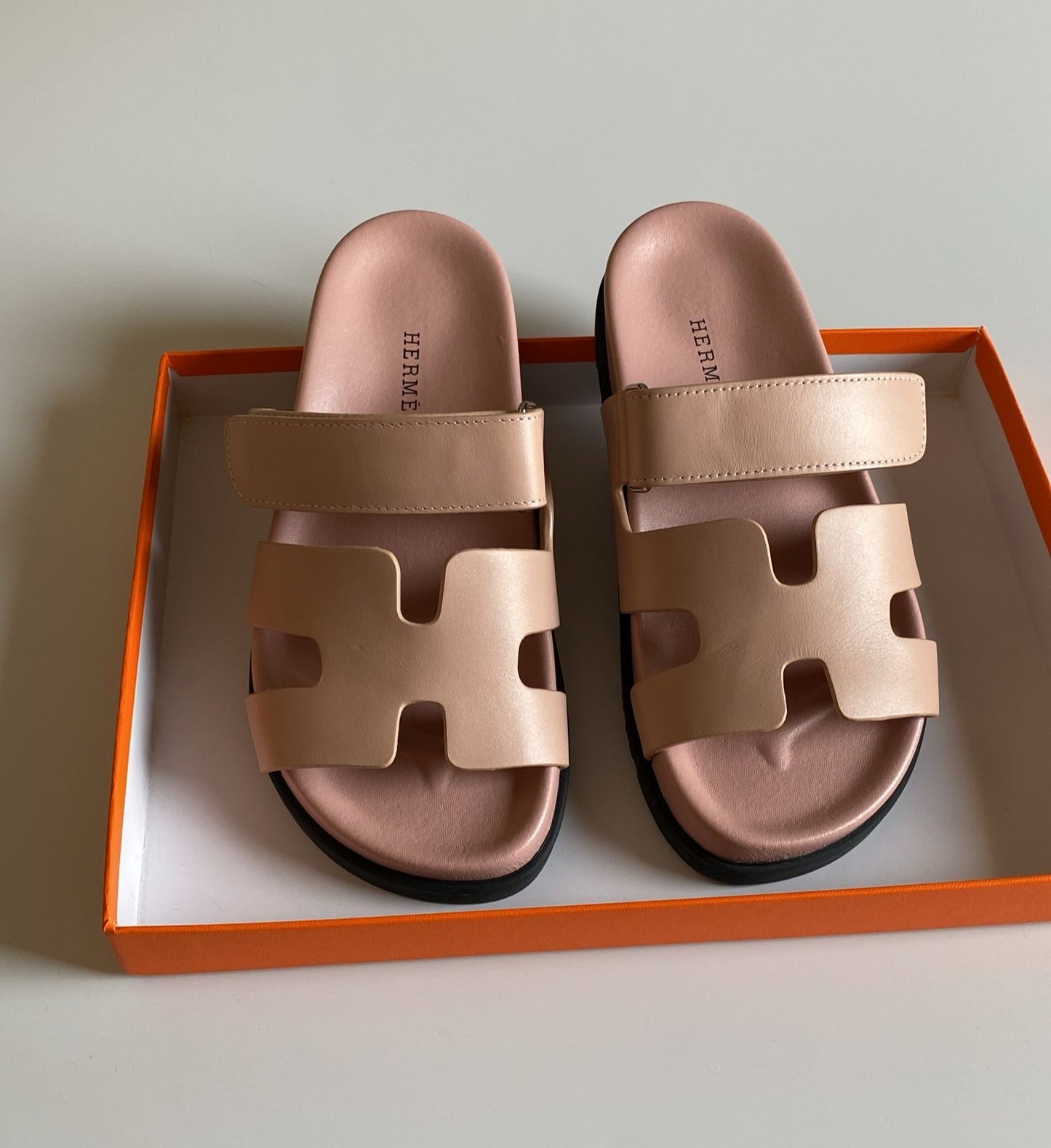 Hermes slippers chypre