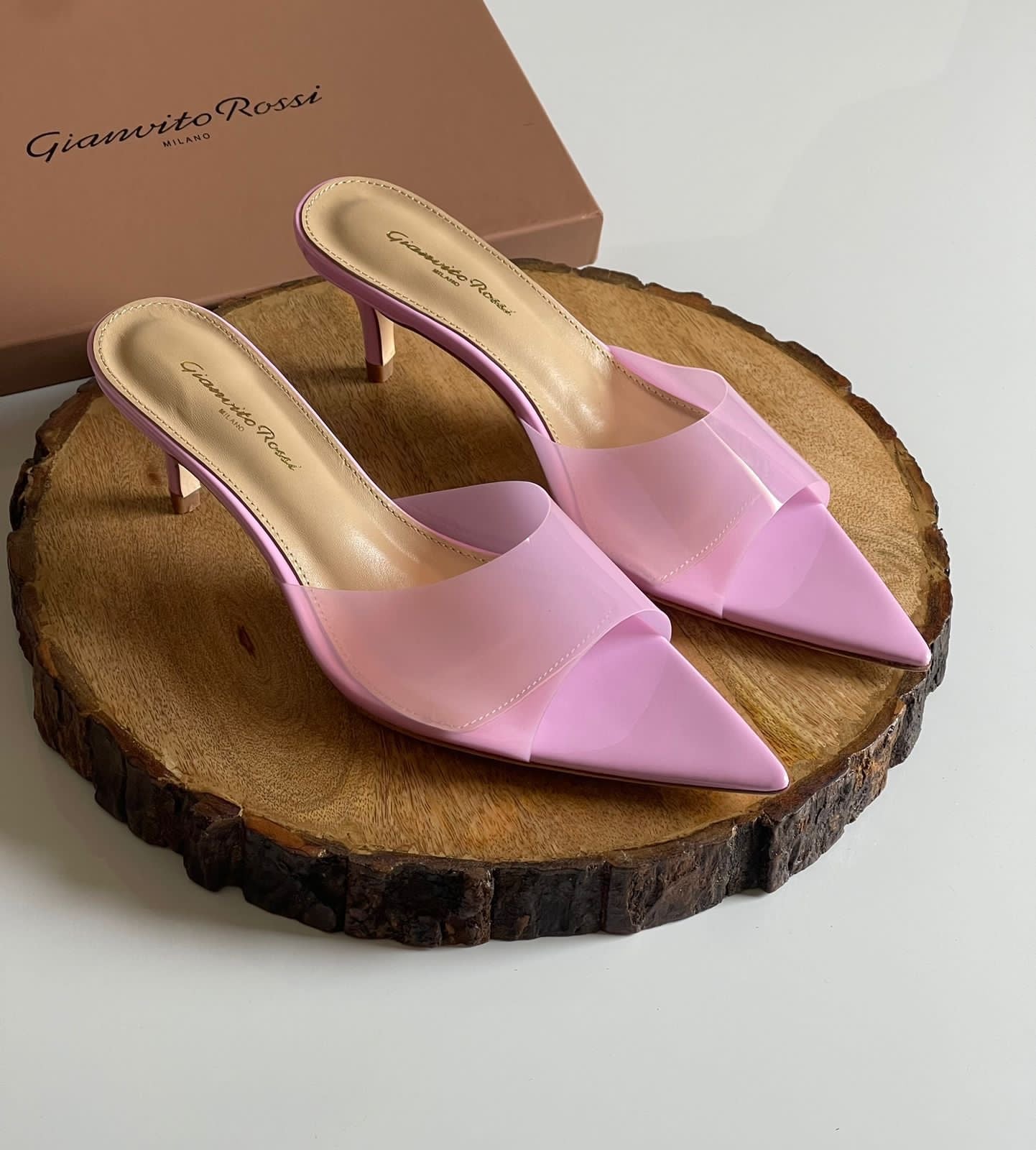 G rossi heels - low heels pink