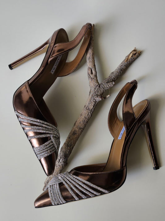 Aquazurra heels- bronze