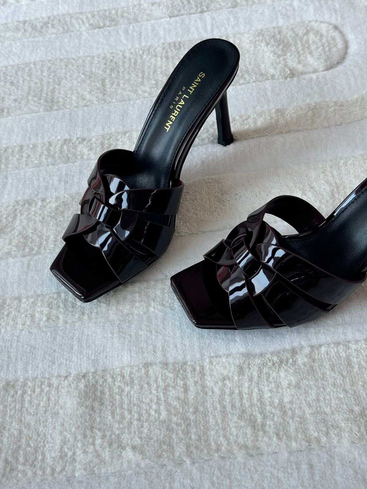 Ysl sandals heels  - shiny