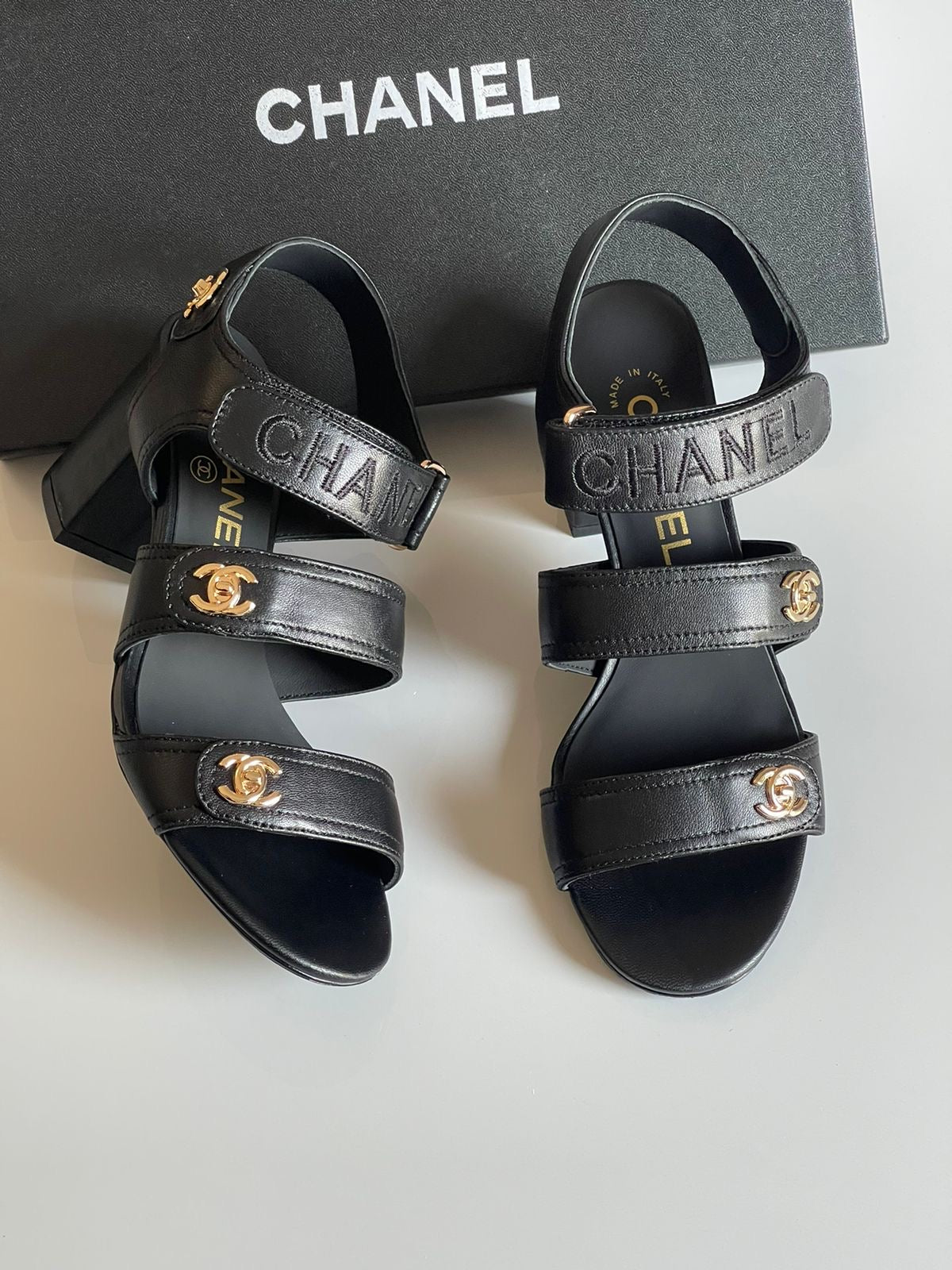 Chanel sandals heels