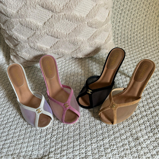 Chanel sandals heels