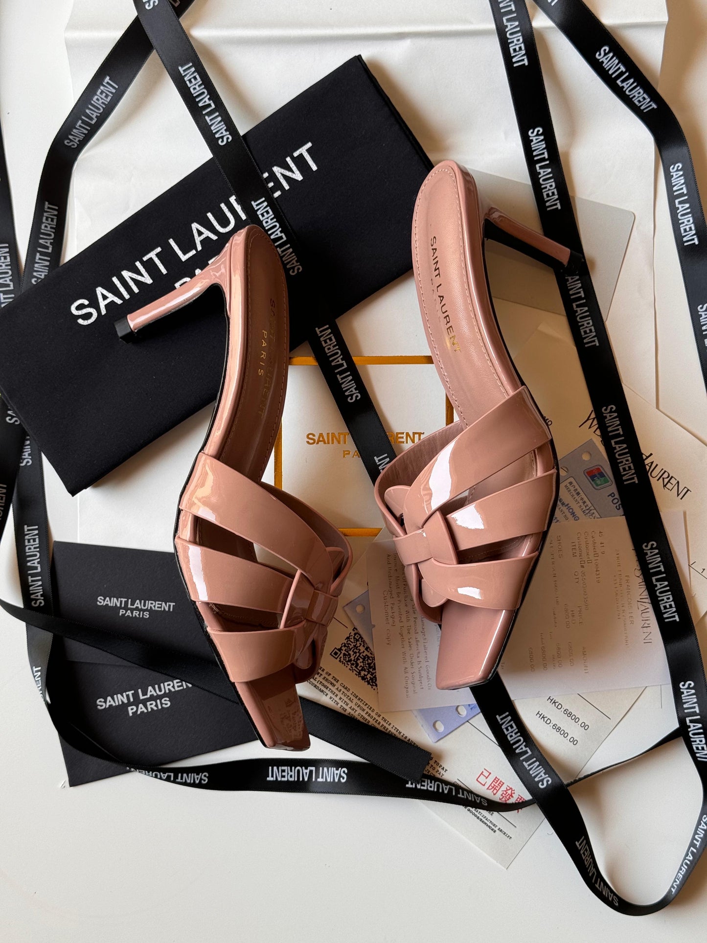 Ysl sandals heels