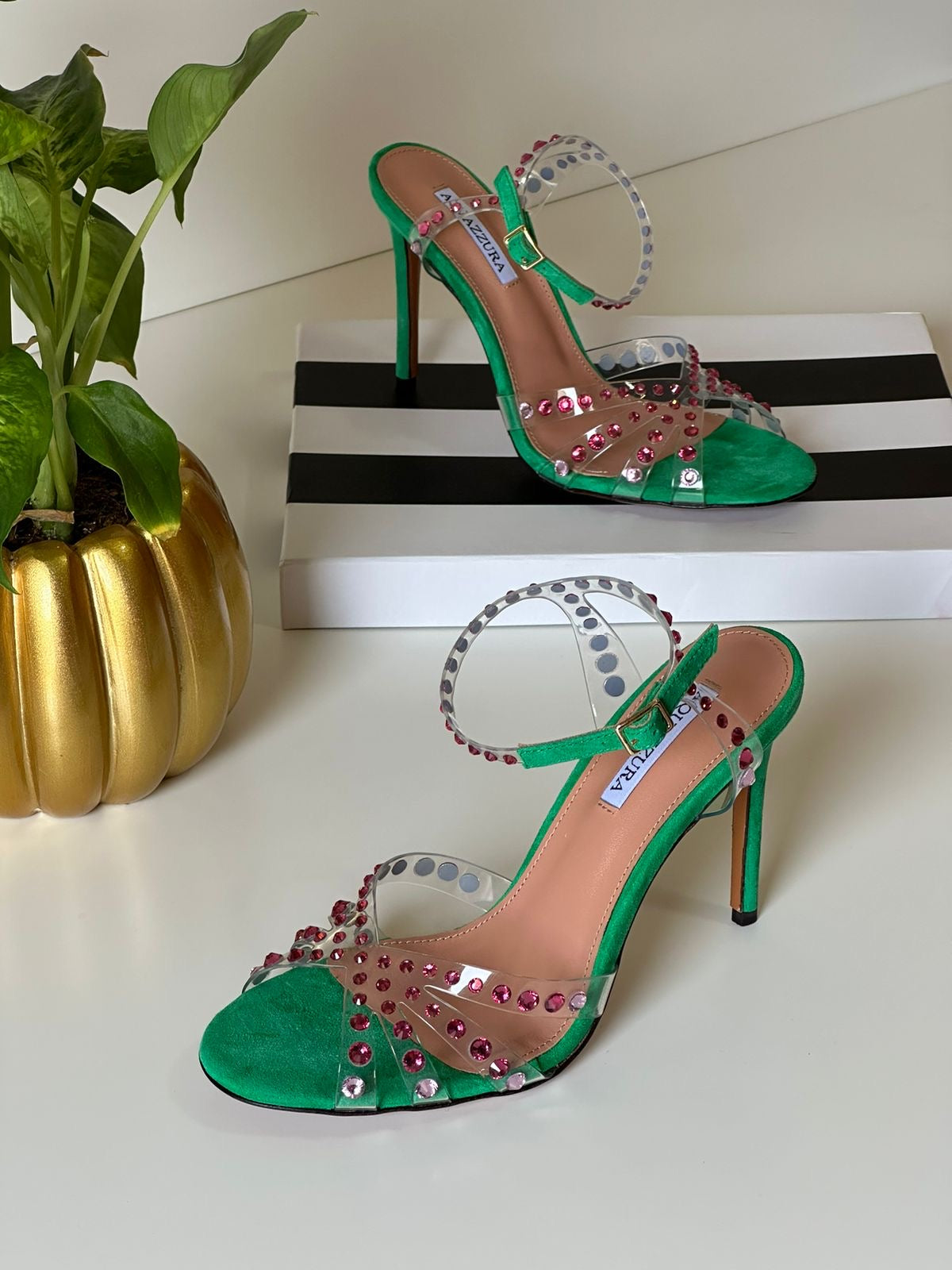 Aquazurra sandals heels