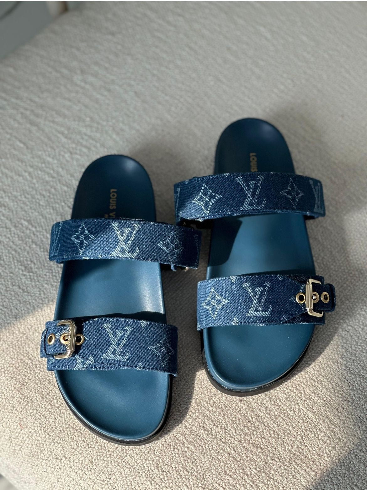 Lv slippers blue