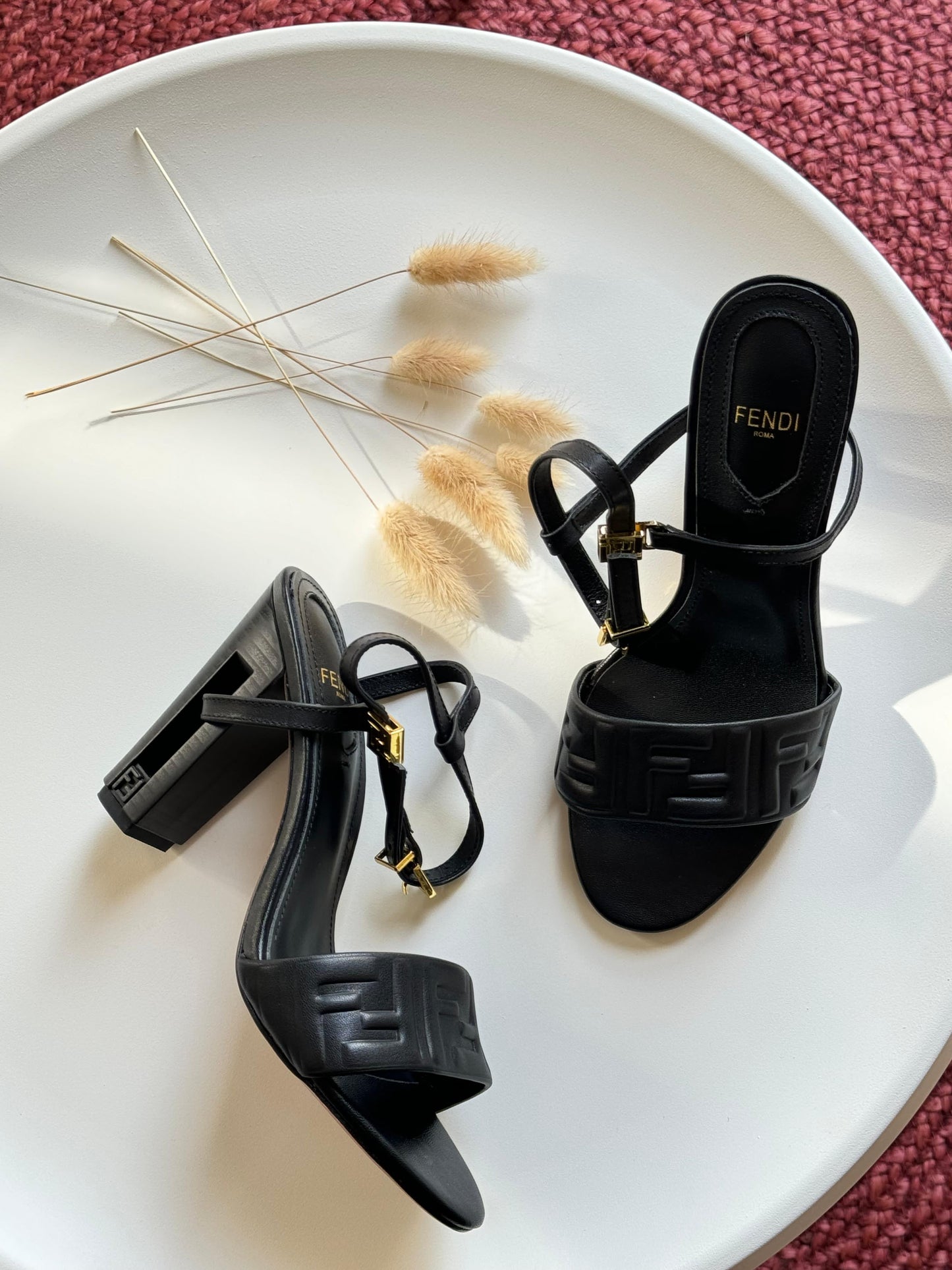 Fendi sandals heels