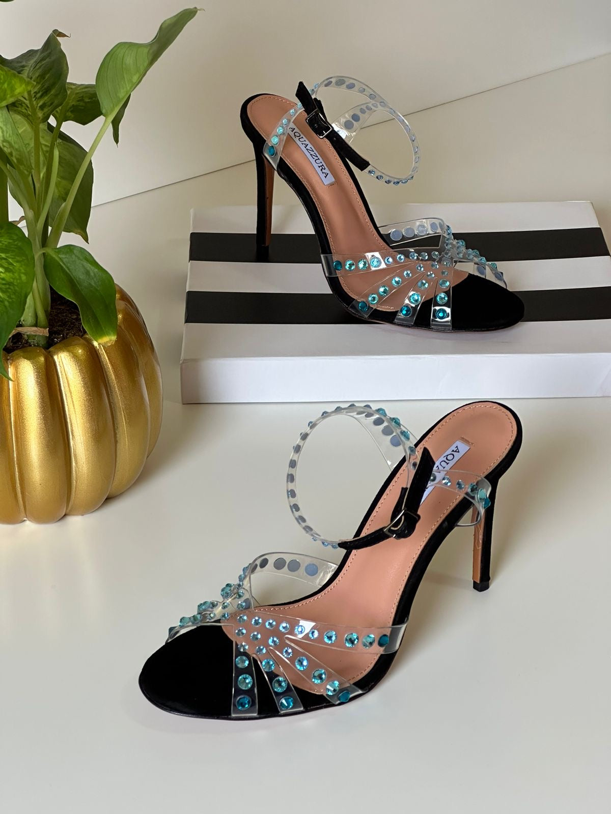 Aquazurra sandals heels