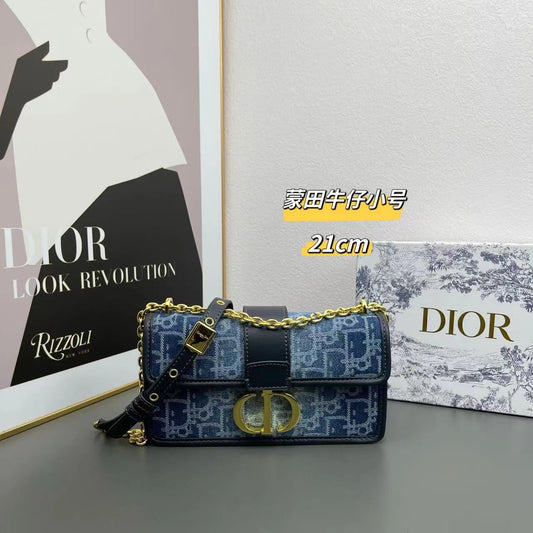 Dior bag blue denim