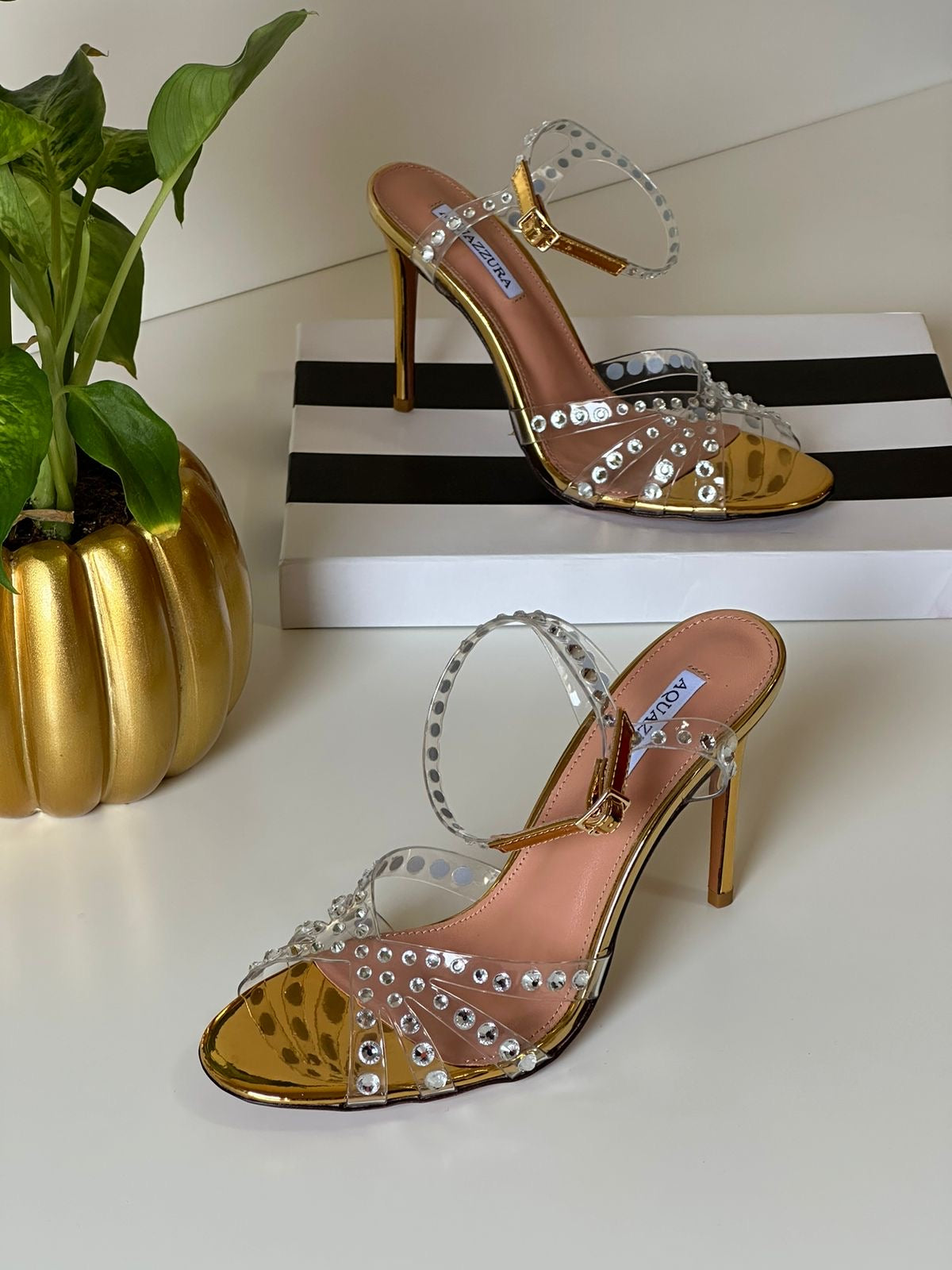 Aquazurra sandals heels