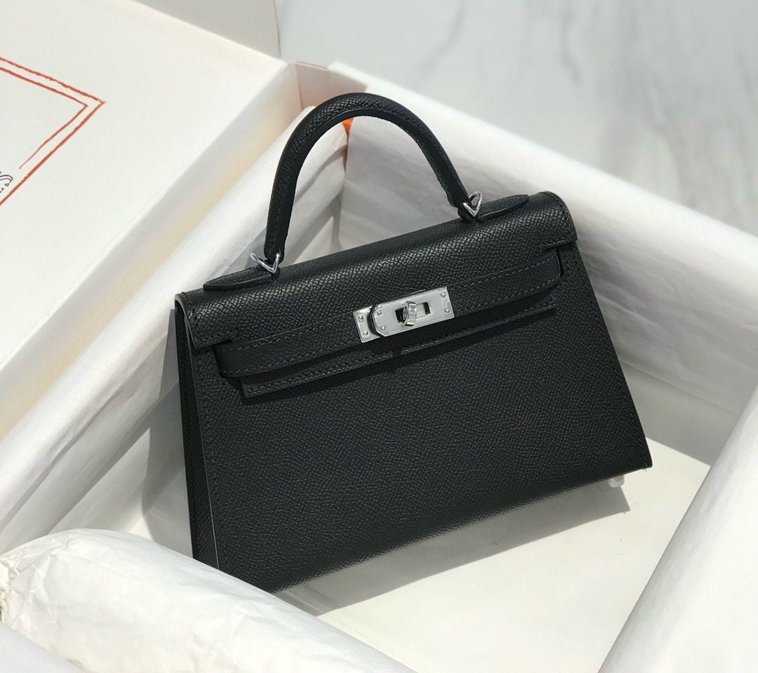 Hermes bag  - kelly 21 cm sliver