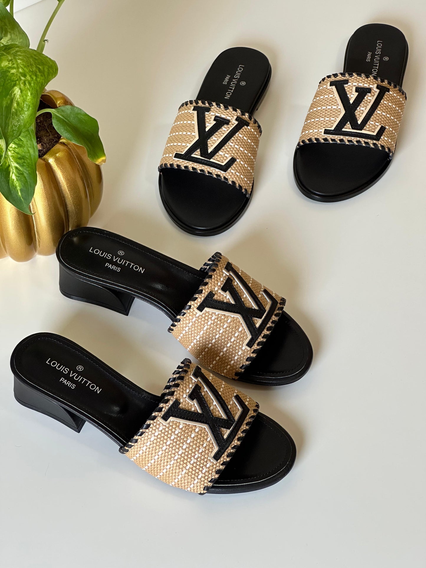 Lv slippers and sandals