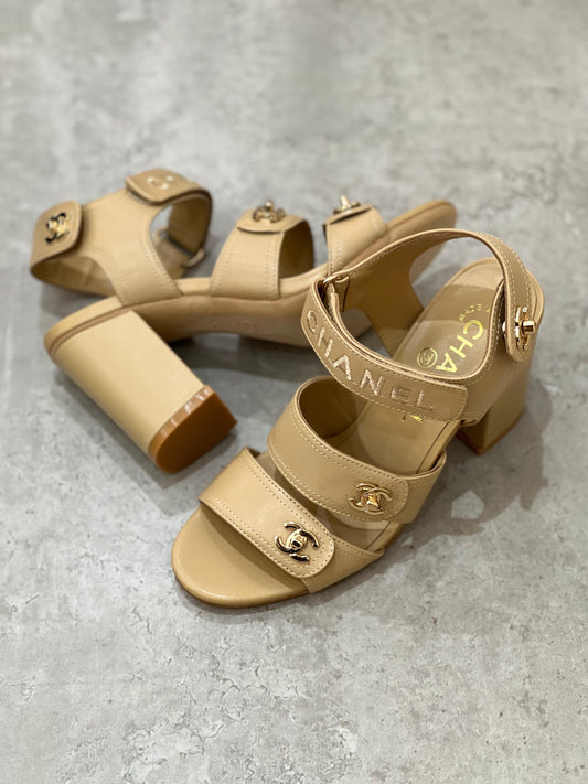 Chanel sandals heels