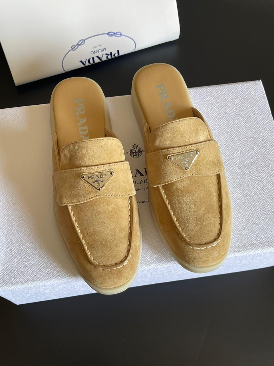 Prada mules