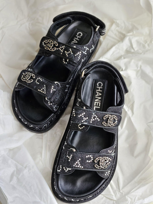 Chanel sandals.