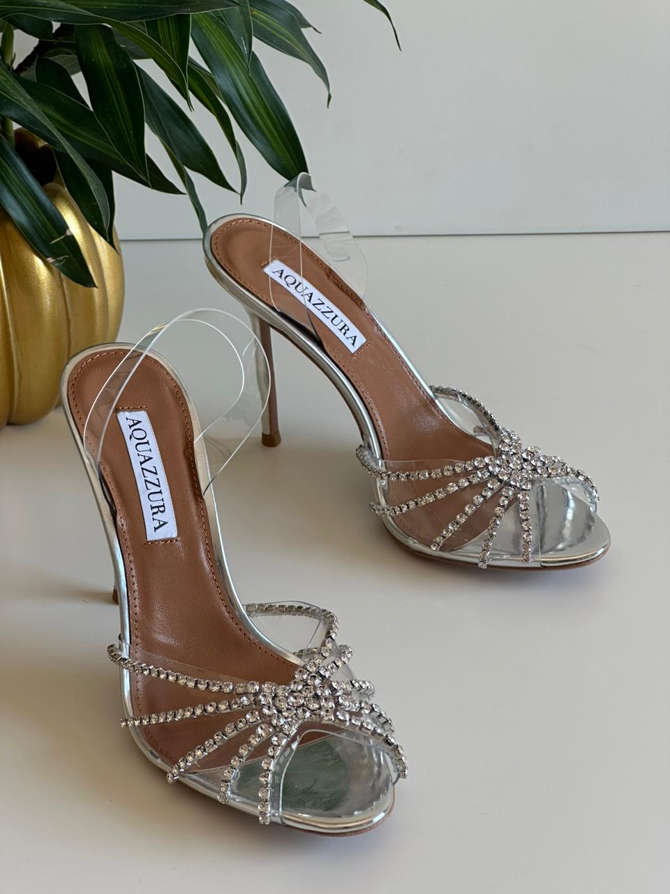 Aquazurra sandals heels