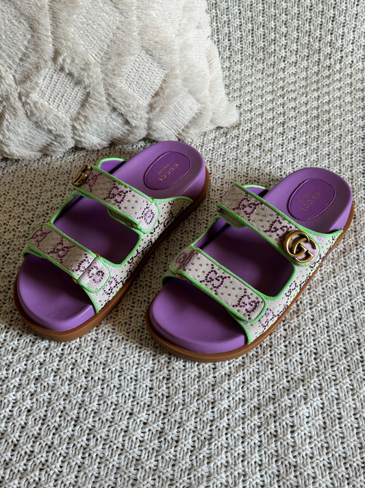 Gucci slippers - purple