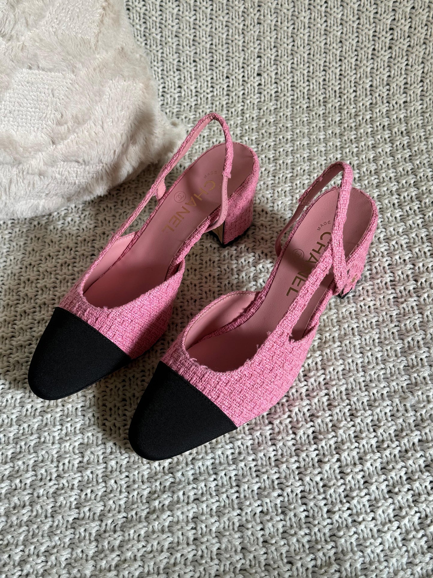 Chanel heels - pink