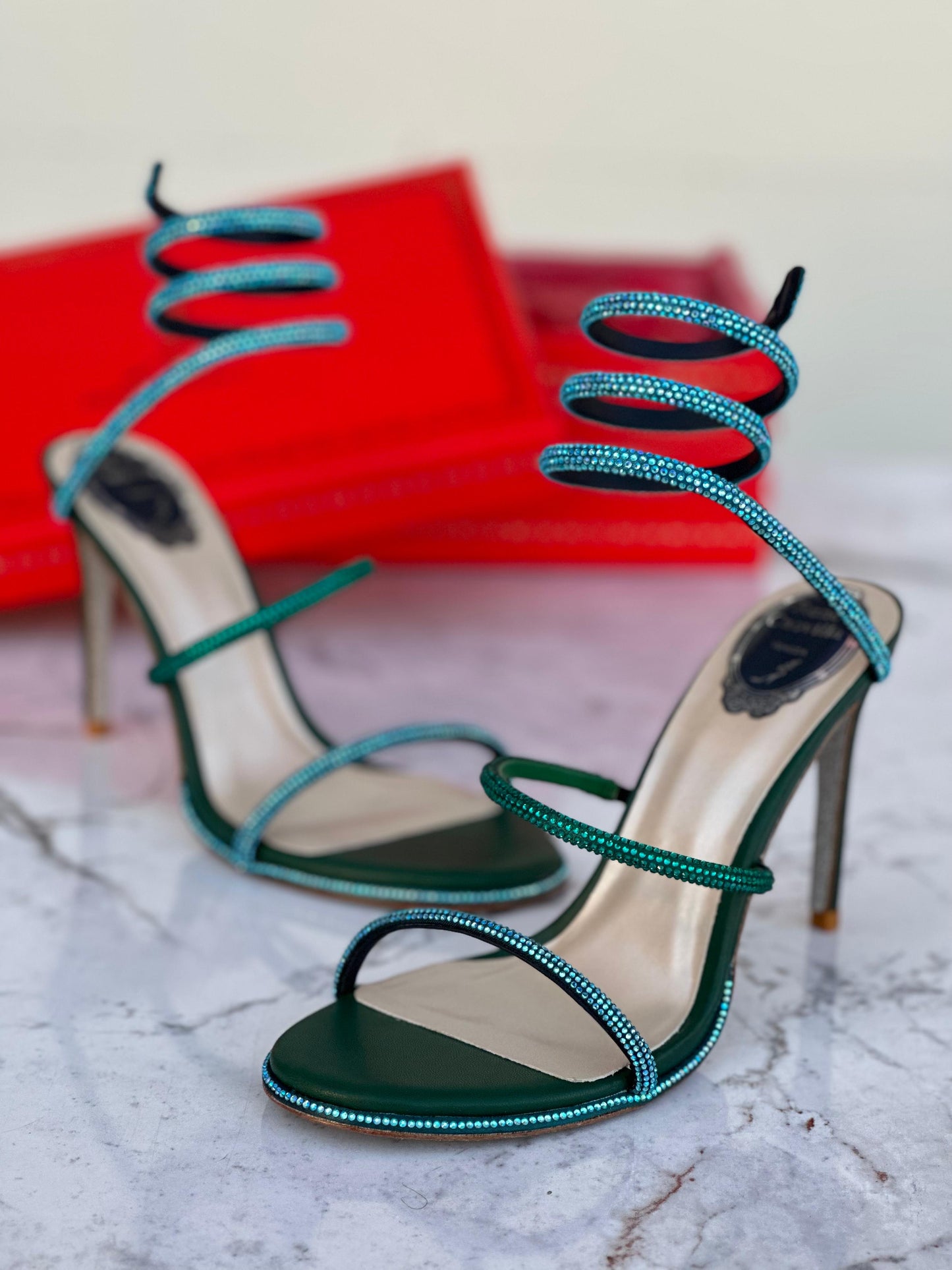 Rene caovilla sandals heels