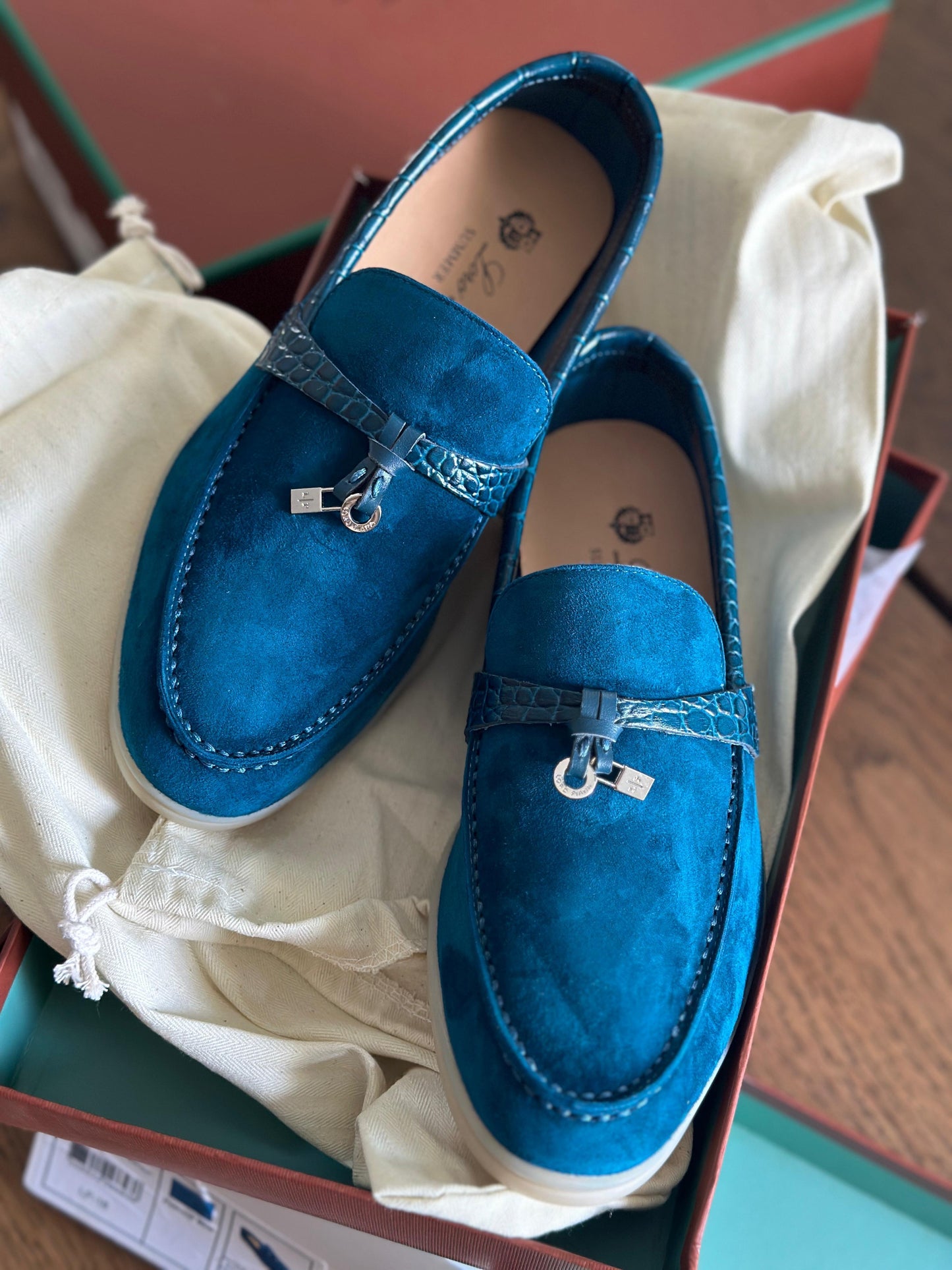 Loro piana loafers  - blue