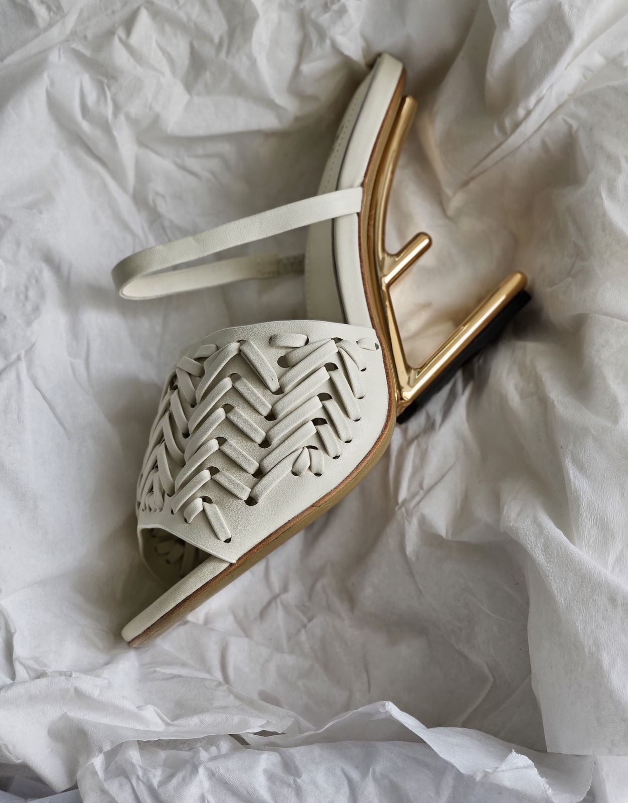 Fendi sandals heels