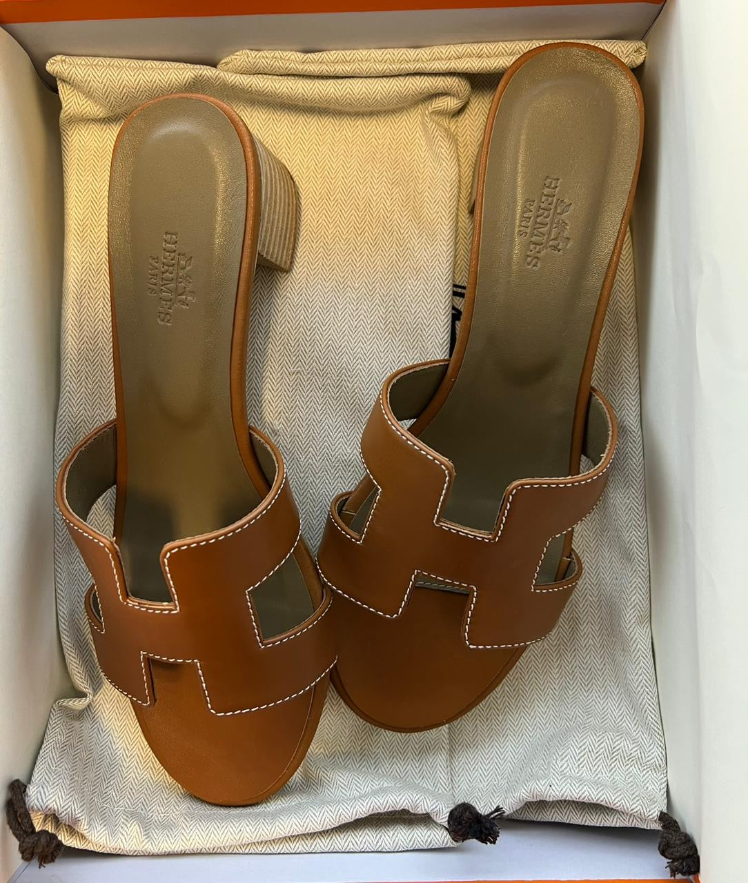 Hermes sandals heels