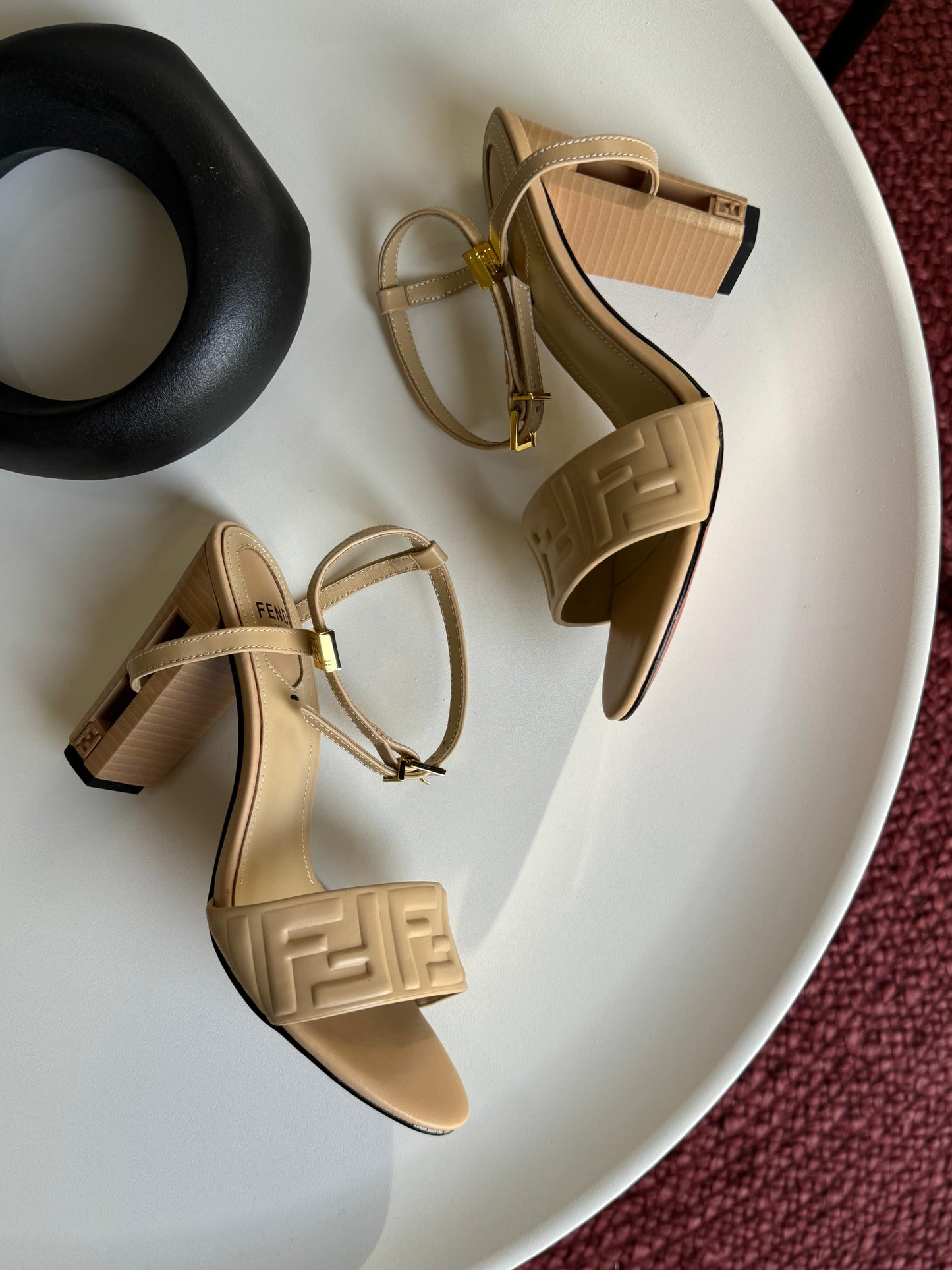 Fendi sandals heels