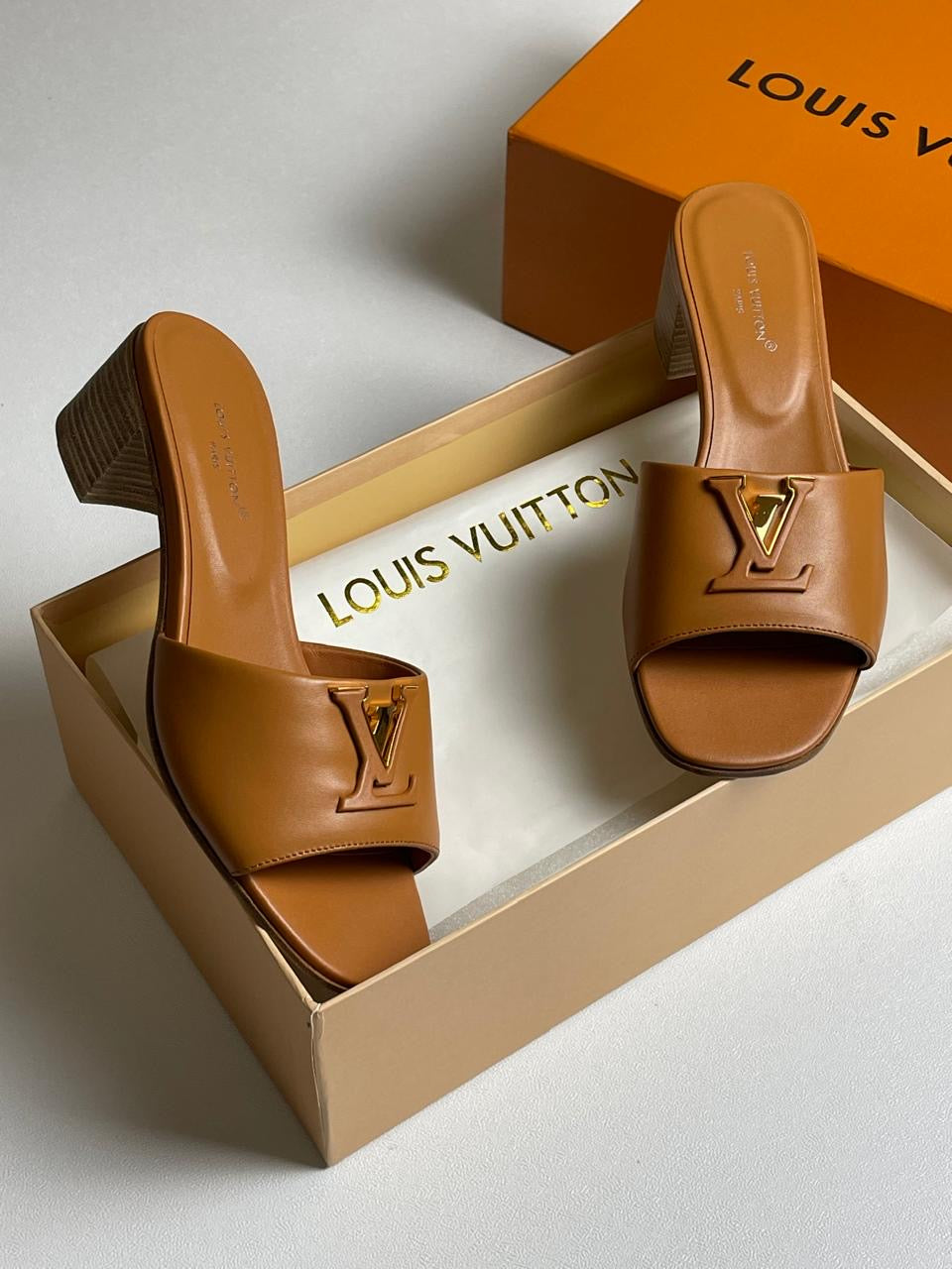 Lv sandals heels