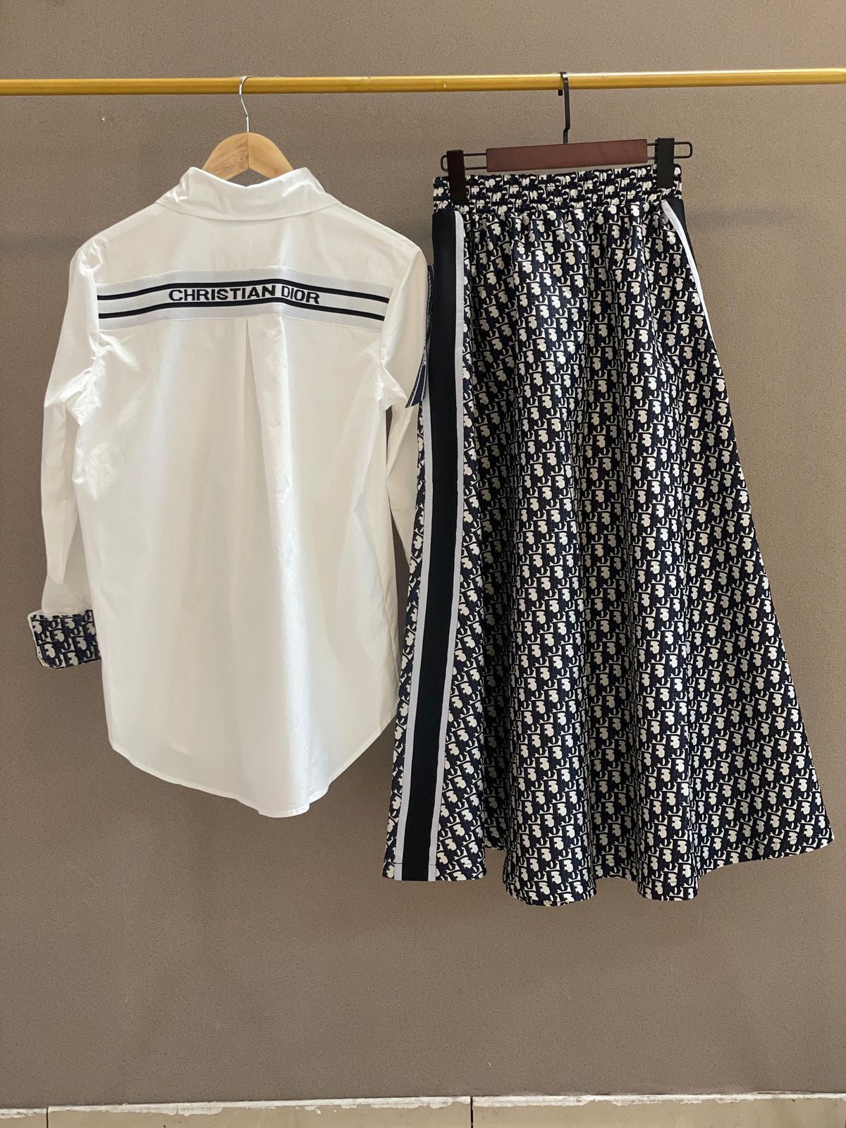 Dior clothes set - skirt & shirt