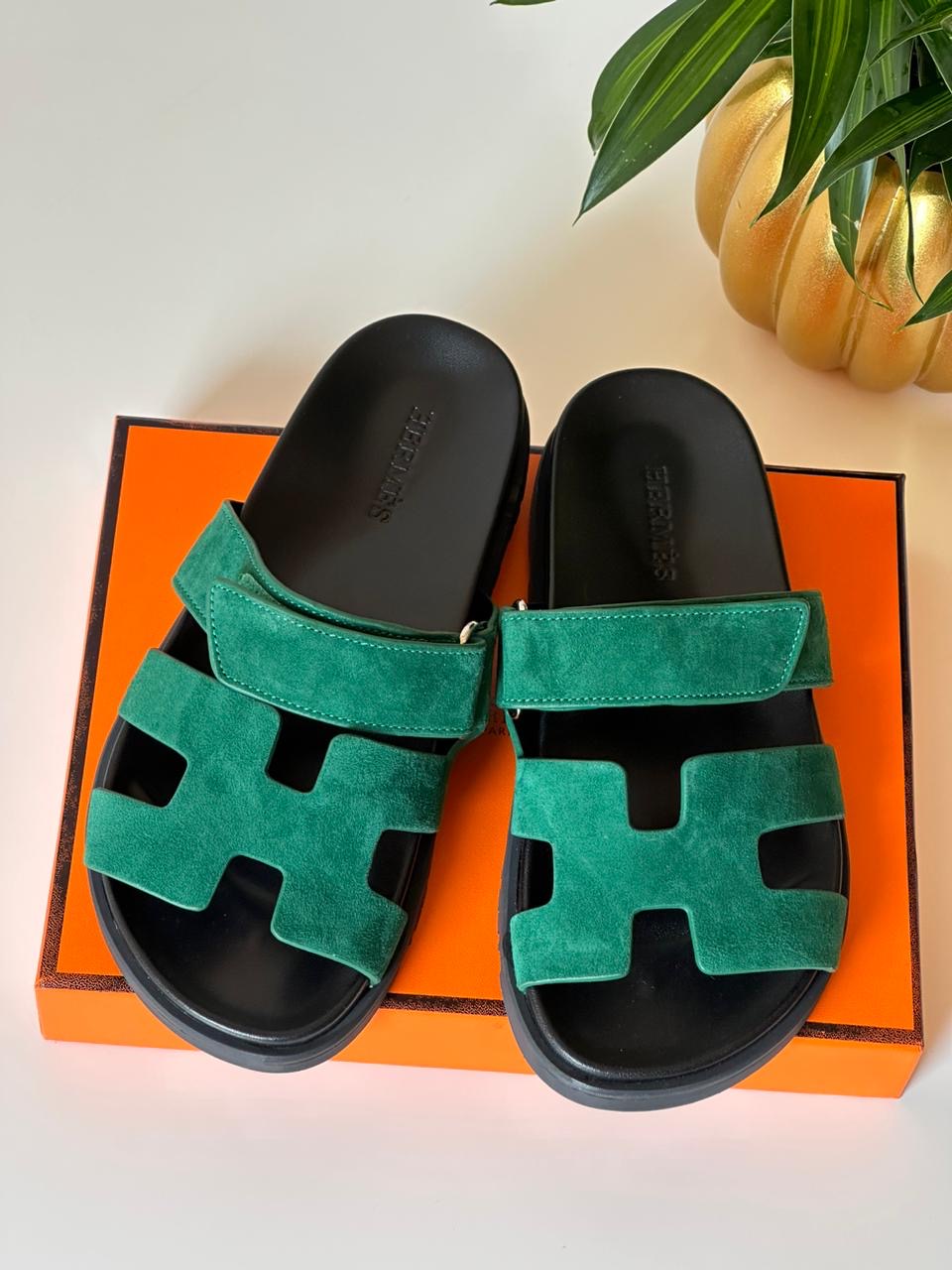 Hermes slippers chypre