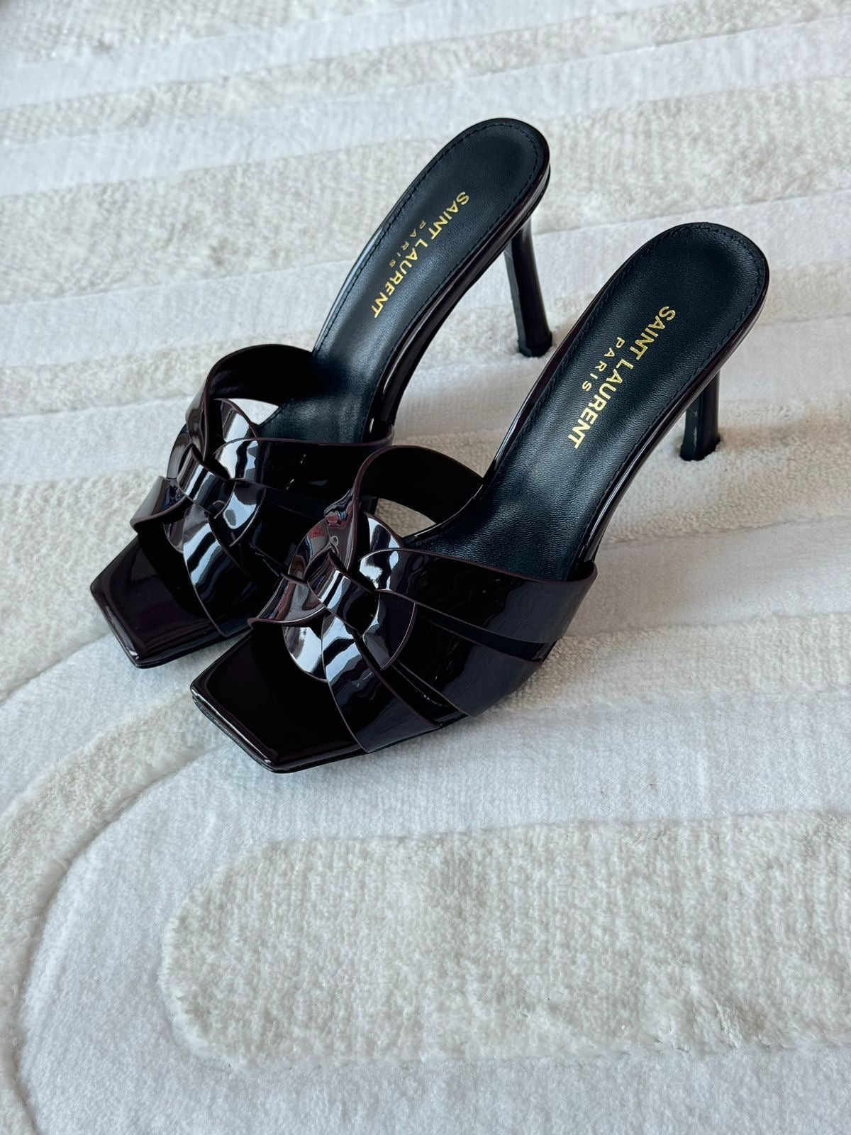 Ysl sandals heels  - shiny