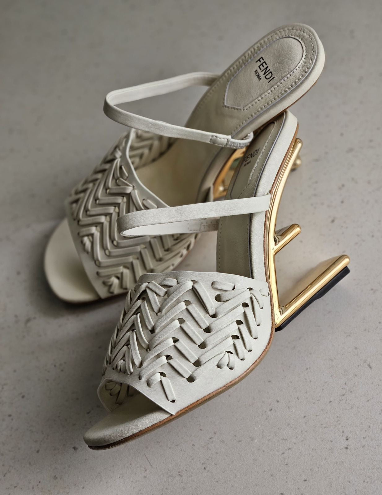 Fendi sandals heels