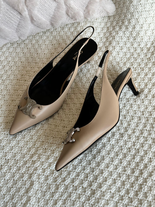 Celine heels - beige